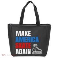 Make America Skate Again Roller Blade Skating Tote Bag thumb 0