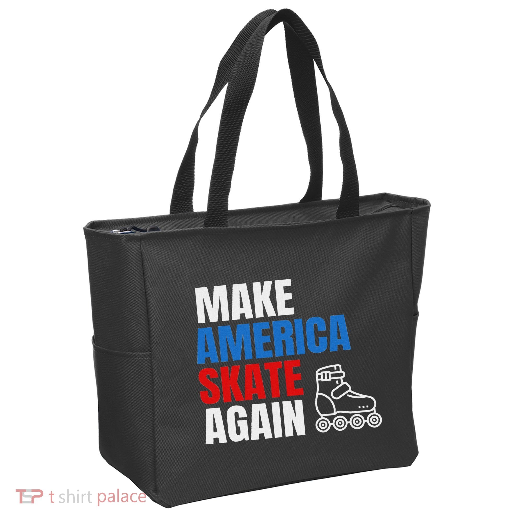 Make America Skate Again Roller Blade Skating Tote Bag