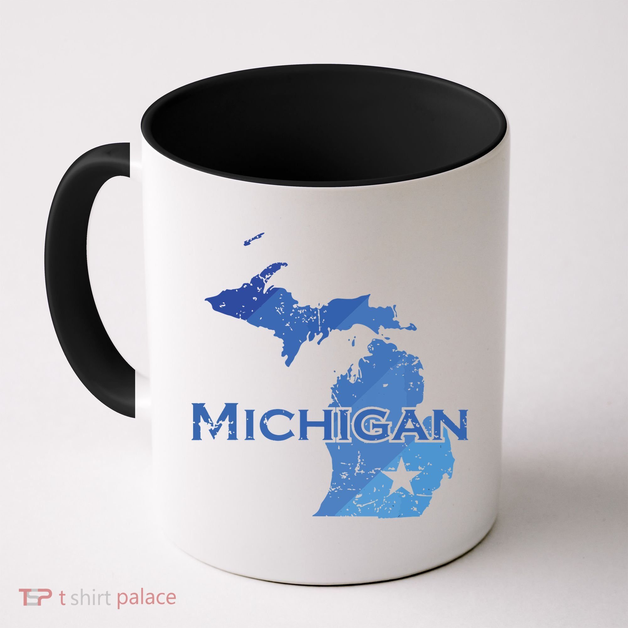 Michigan American State Outline Map Usa Coffee Mug