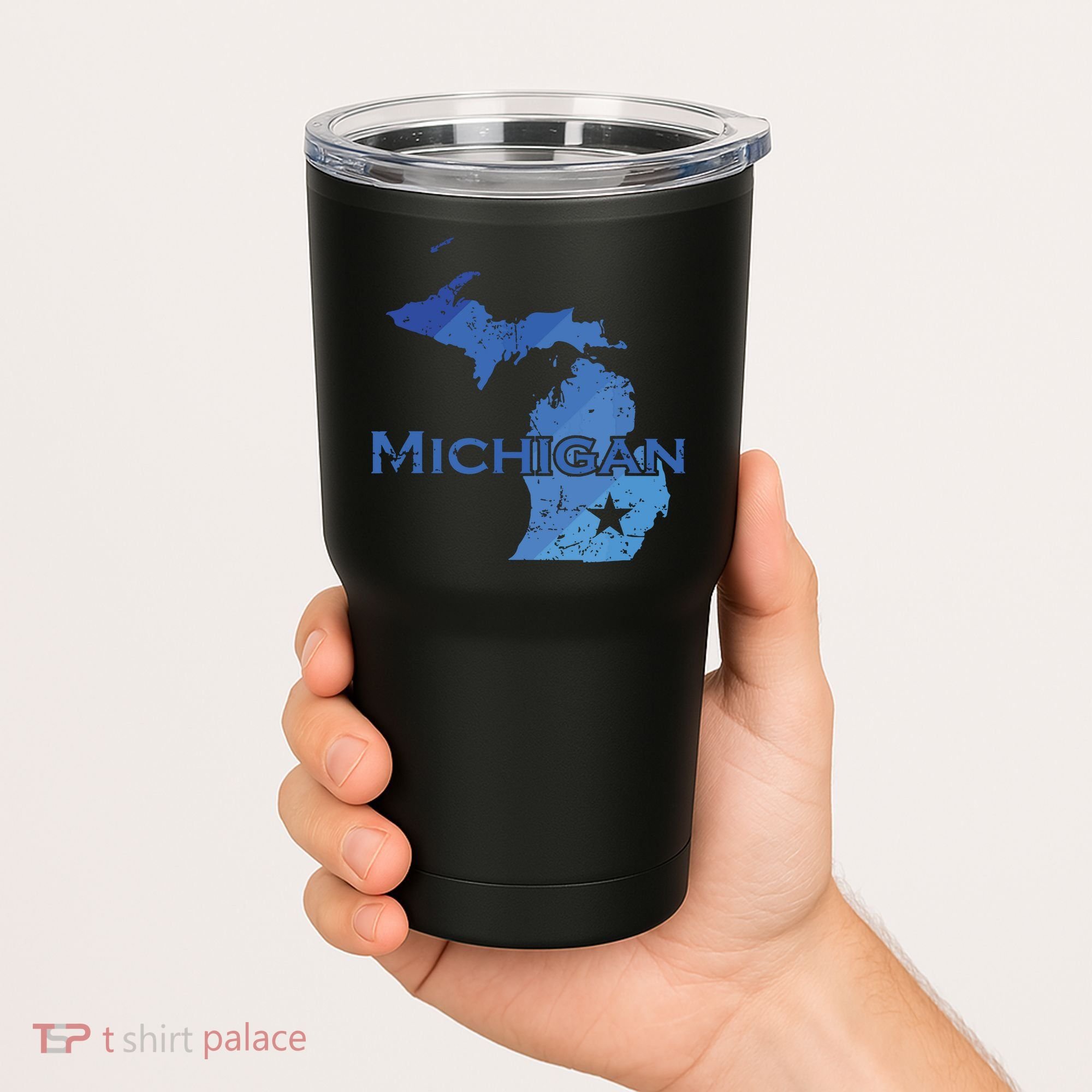 Michigan American State Outline Map Usa Tumbler