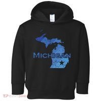 Michigan American State Outline Map Usa Toddler Hoodie thumb 0