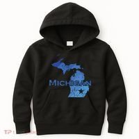 Michigan American State Outline Map Usa Kids Hoodie thumb 0