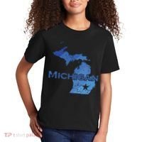 Michigan American State Outline Map Usa Kids T-Shirt thumb 2