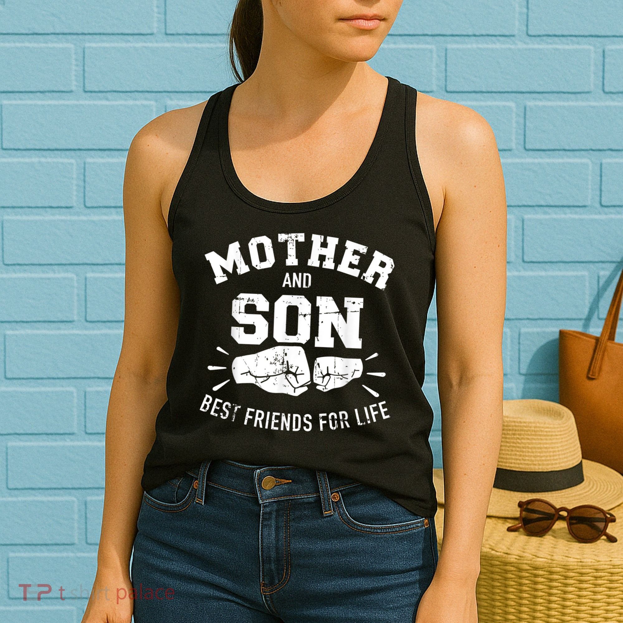 Mother And Son Best Friends For Life Mom Women's Tank Top