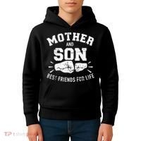 Mother And Son Best Friends For Life Mom Kids Hoodie thumb 4
