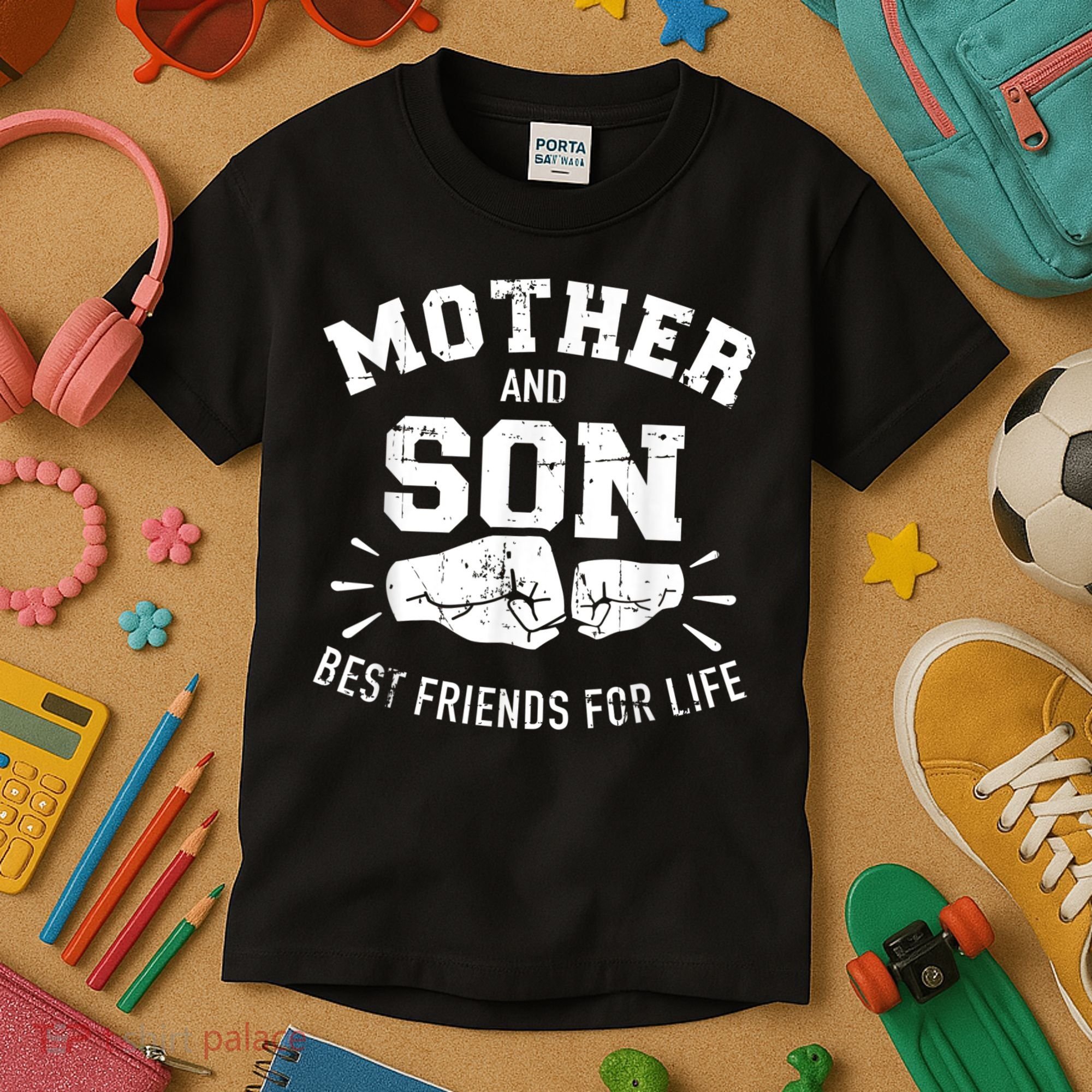 Mother And Son Best Friends For Life Mom Kids T-Shirt