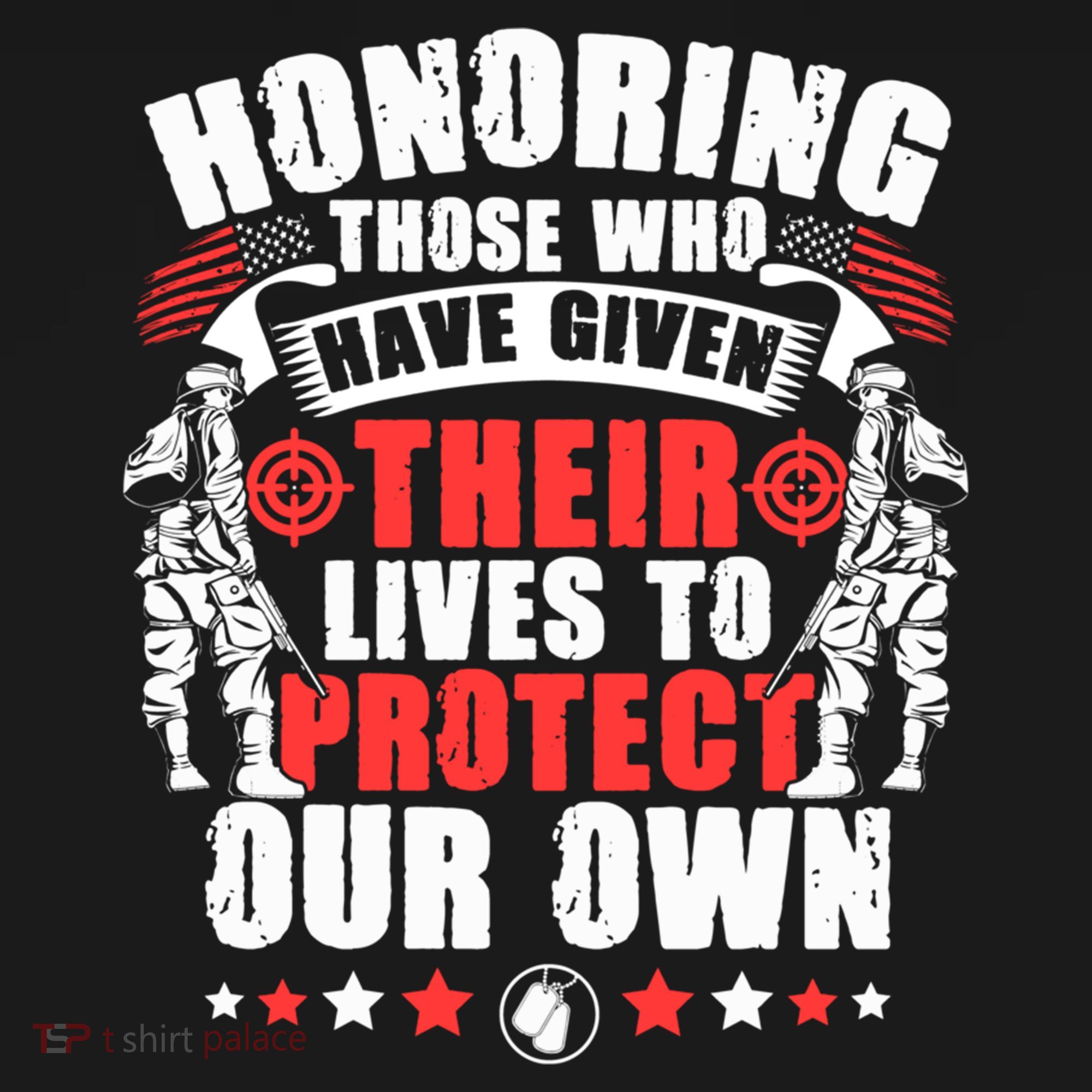Military American Soldier Memorial Honoring Women's Tank Top