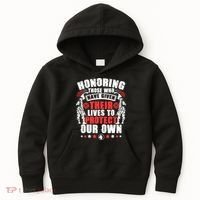 Military American Soldier Memorial Honoring Kids Hoodie thumb 0