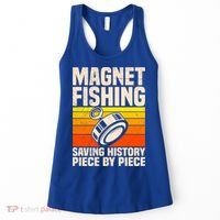 Magnetic Anglers Saving History Magnet Fishing Treasure Hunt Gift Women's Tank Top thumb 0