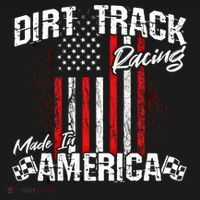 Modified And Sprint Cars American Flag Dirt Track Racing Gift Apron thumb 3