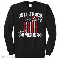 Modified And Sprint Cars American Flag Dirt Track Racing Gift Sweatshirt thumb 0