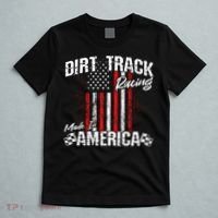Modified And Sprint Cars American Flag Dirt Track Racing Gift T-Shirt thumb 5