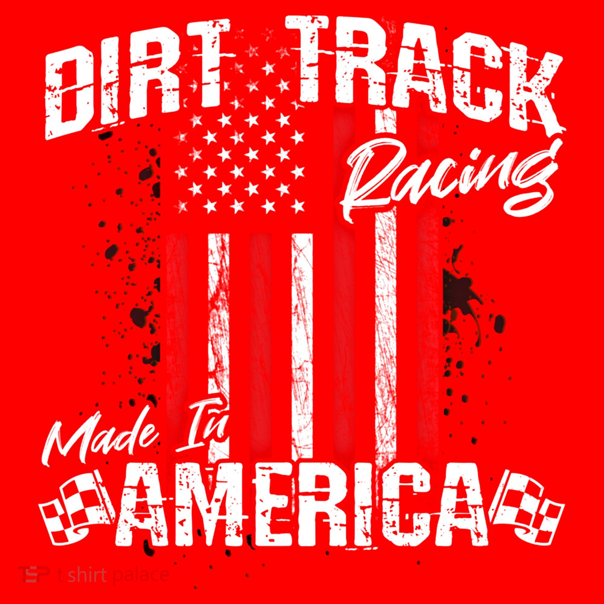 Modified And Sprint Cars American Flag Dirt Track Racing Gift Santa Hat
