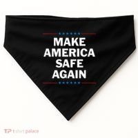 Make America Safe Again USA-Made Doggie Bandana thumb 0