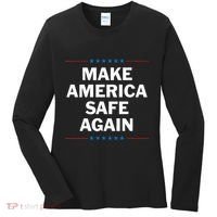 Make America Safe Again Women's Long Sleeve Shirt thumb 0