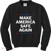 Make America Safe Again Kids Sweatshirt thumb 0
