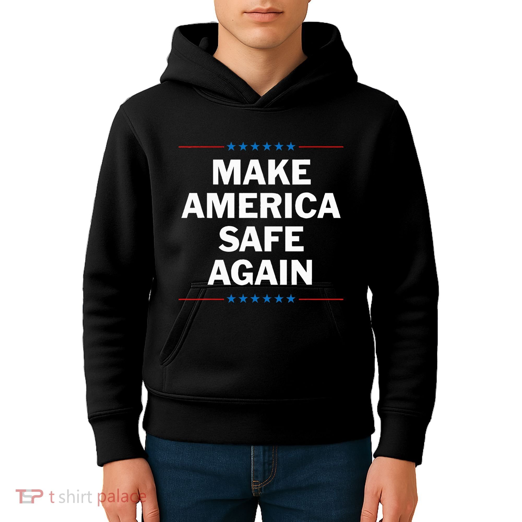 Make America Safe Again Kids Hoodie
