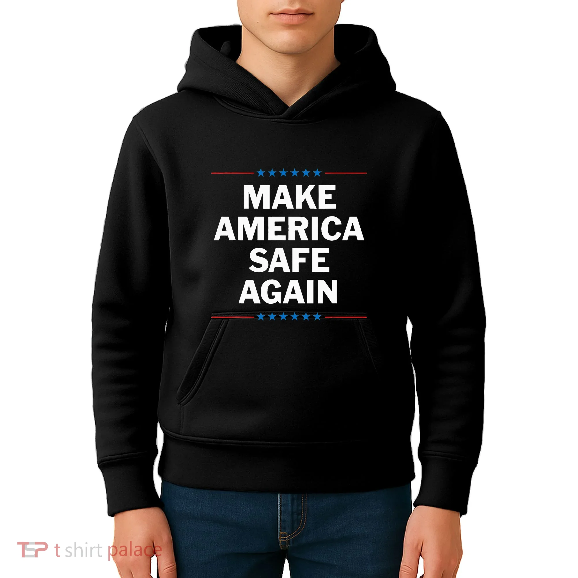 Make America Safe Again Kids Hoodie