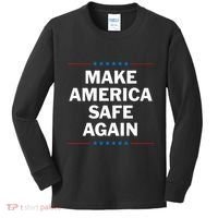 Make America Safe Again Kids Long Sleeve Shirt thumb 0