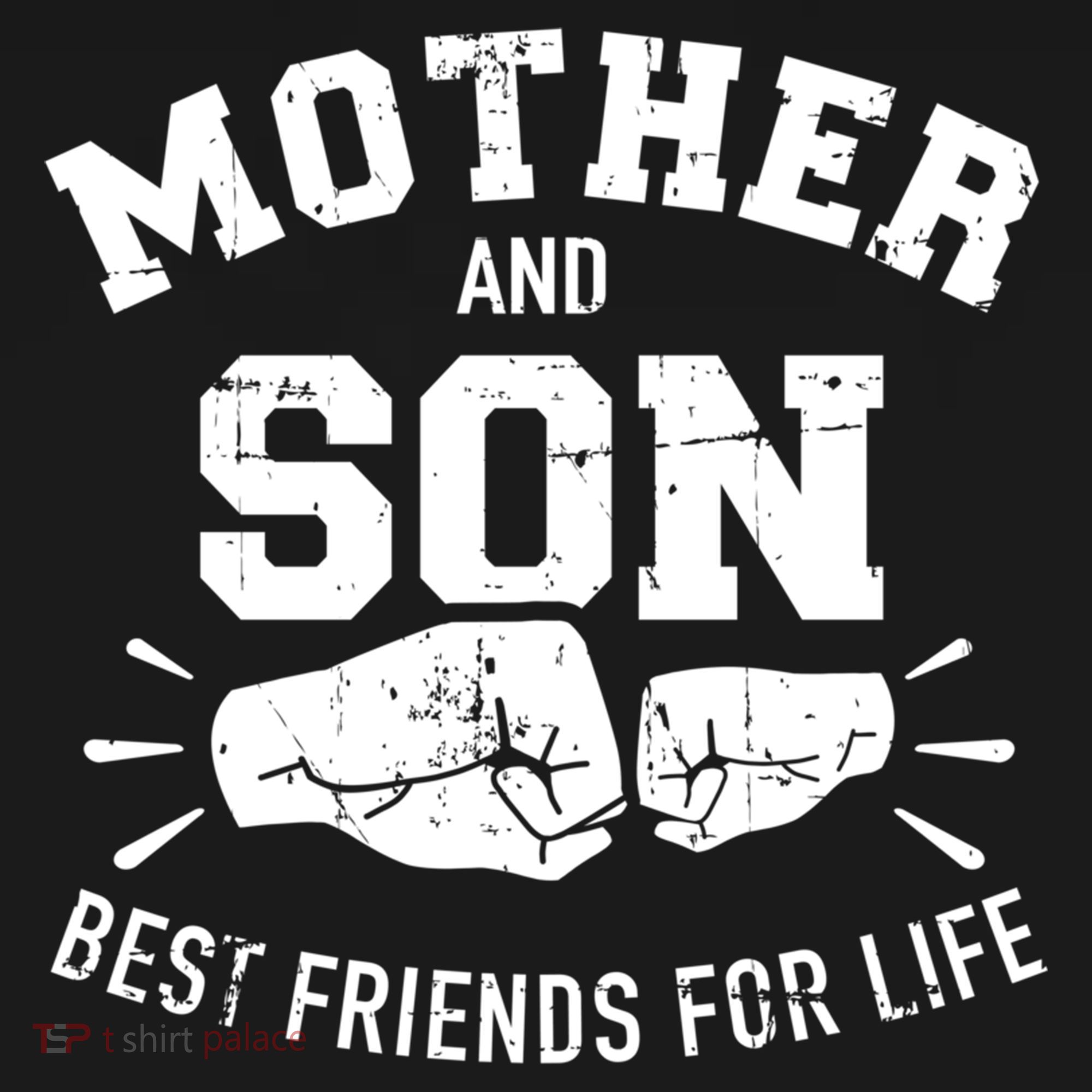 Mother And Son Best Friends For Life Mom Cute Gift USA-Made Doggie Bandana