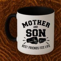 Mother And Son Best Friends For Life Mom Cute Gift Coffee Mug thumb 2