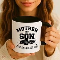 Mother And Son Best Friends For Life Mom Cute Gift Coffee Mug thumb 3