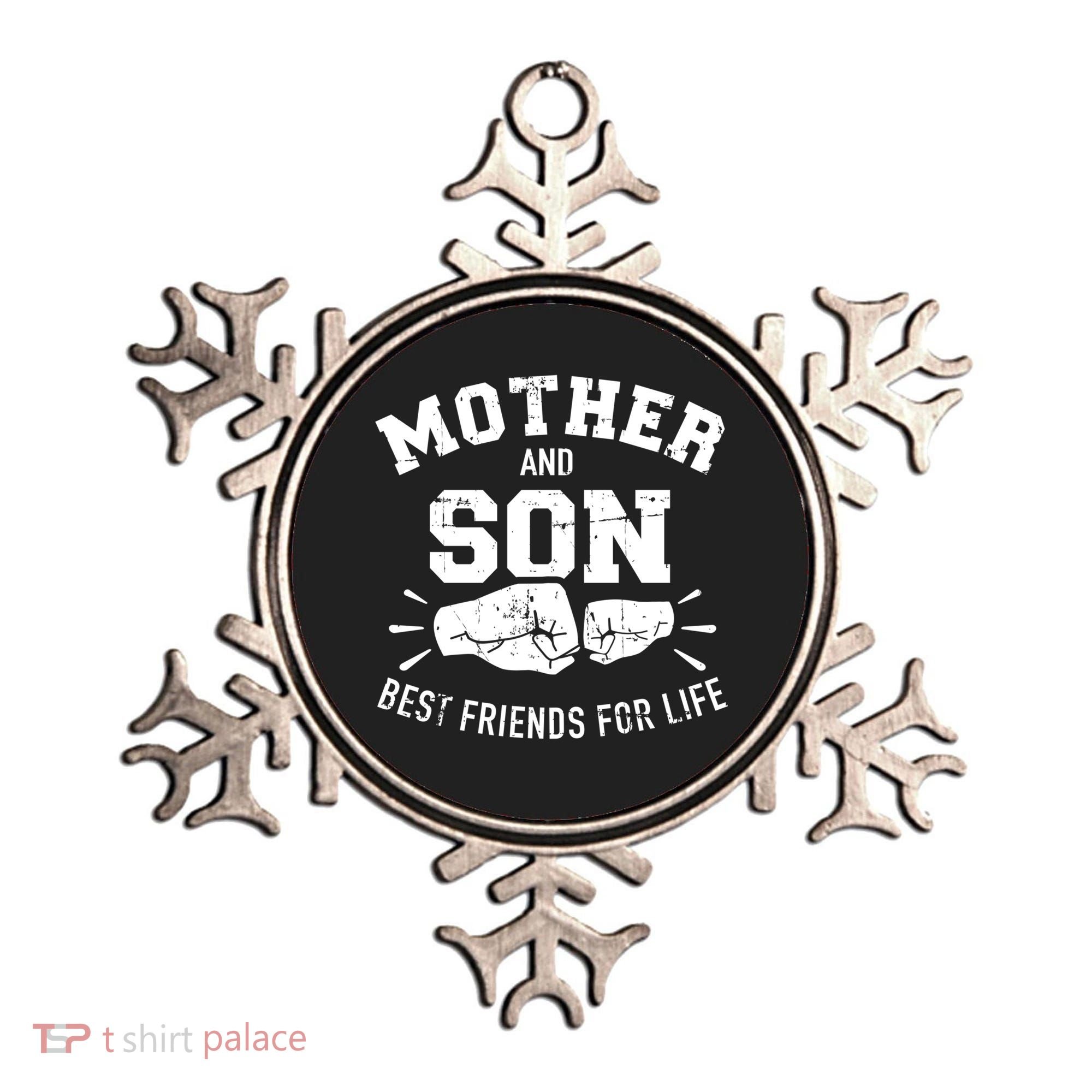 Mother And Son Best Friends For Life Mom Cute Gift Ornament
