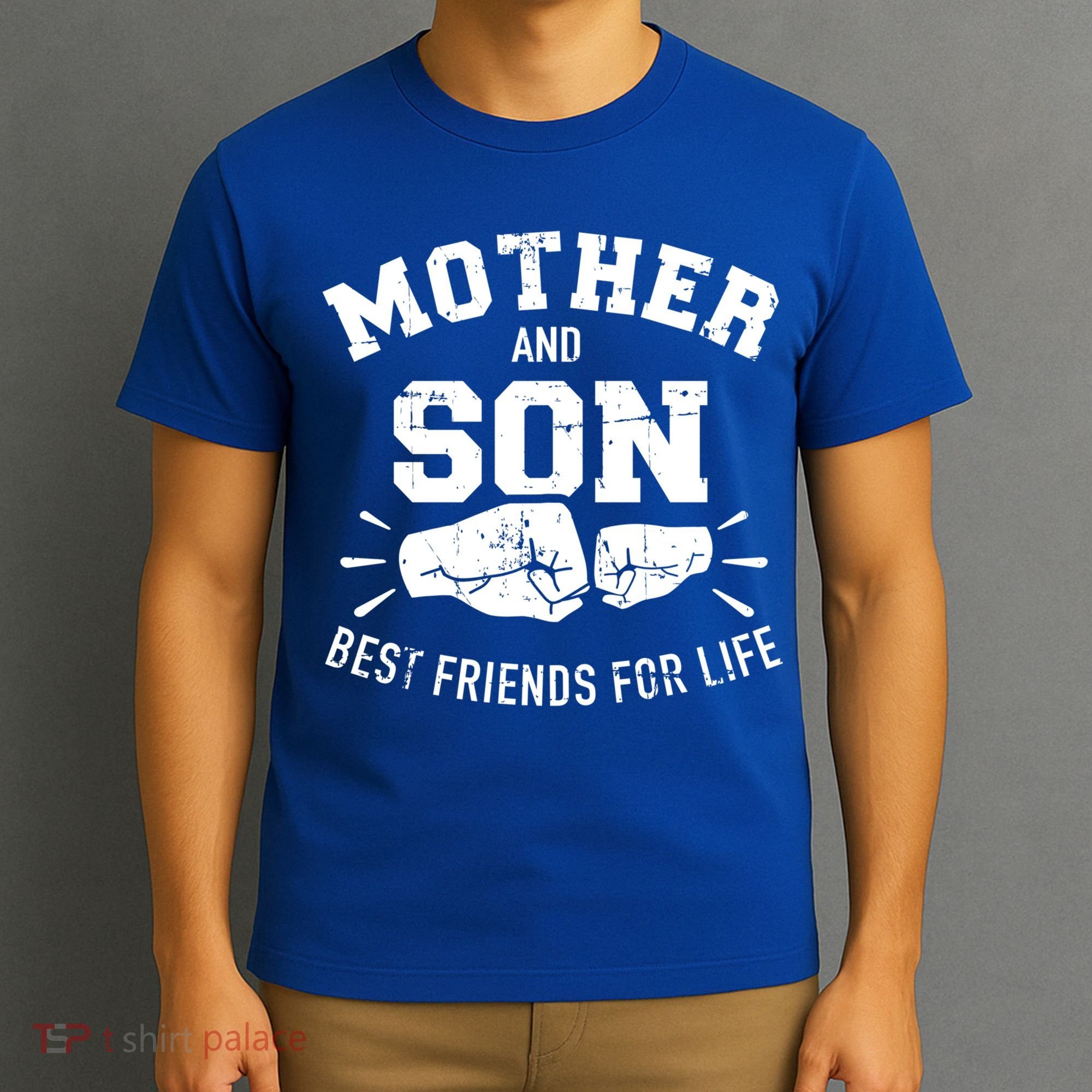 Mother And Son Best Friends For Life Mom Cute Gift T-Shirt