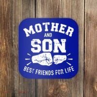 Mother And Son Best Friends For Life Mom Cute Gift Coaster thumb 0