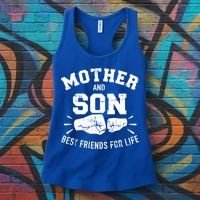 Mother And Son Best Friends For Life Mom Cute Gift Women's Tank Top thumb 3