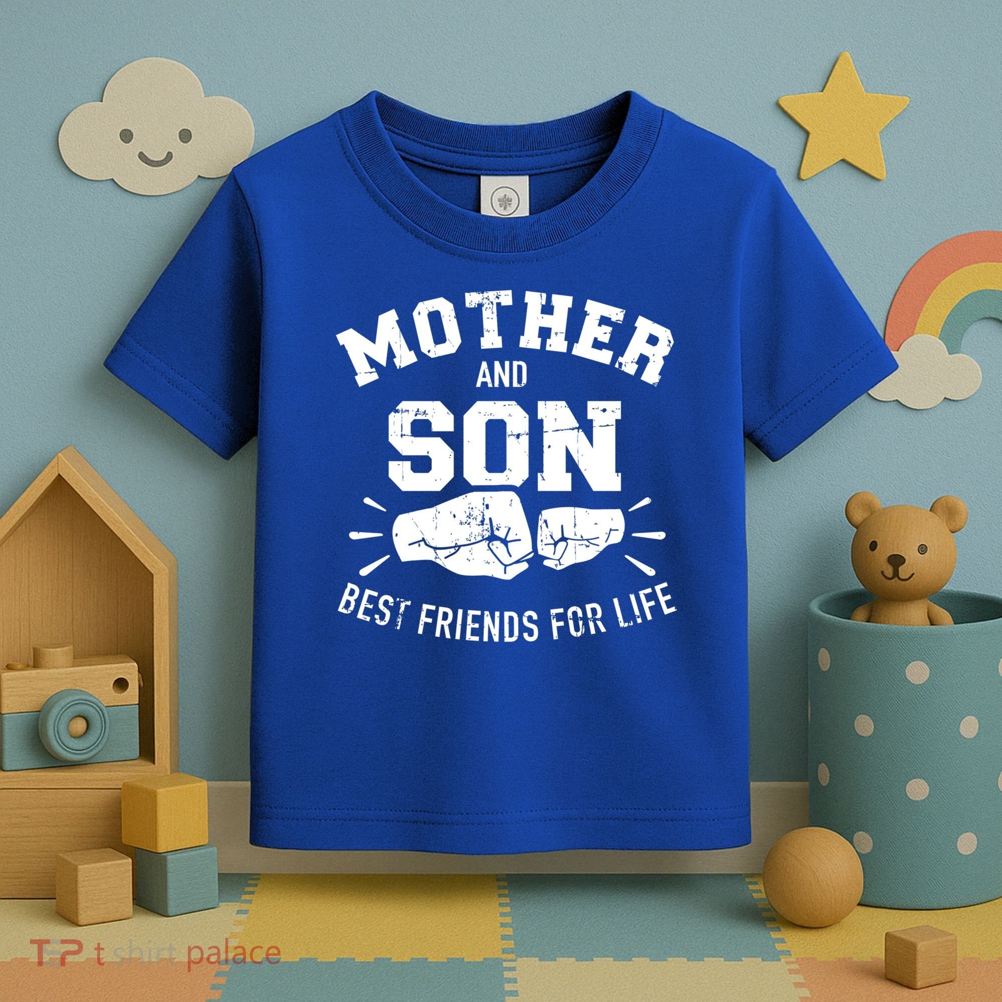 Mother And Son Best Friends For Life Mom Cute Gift Toddler T-Shirt