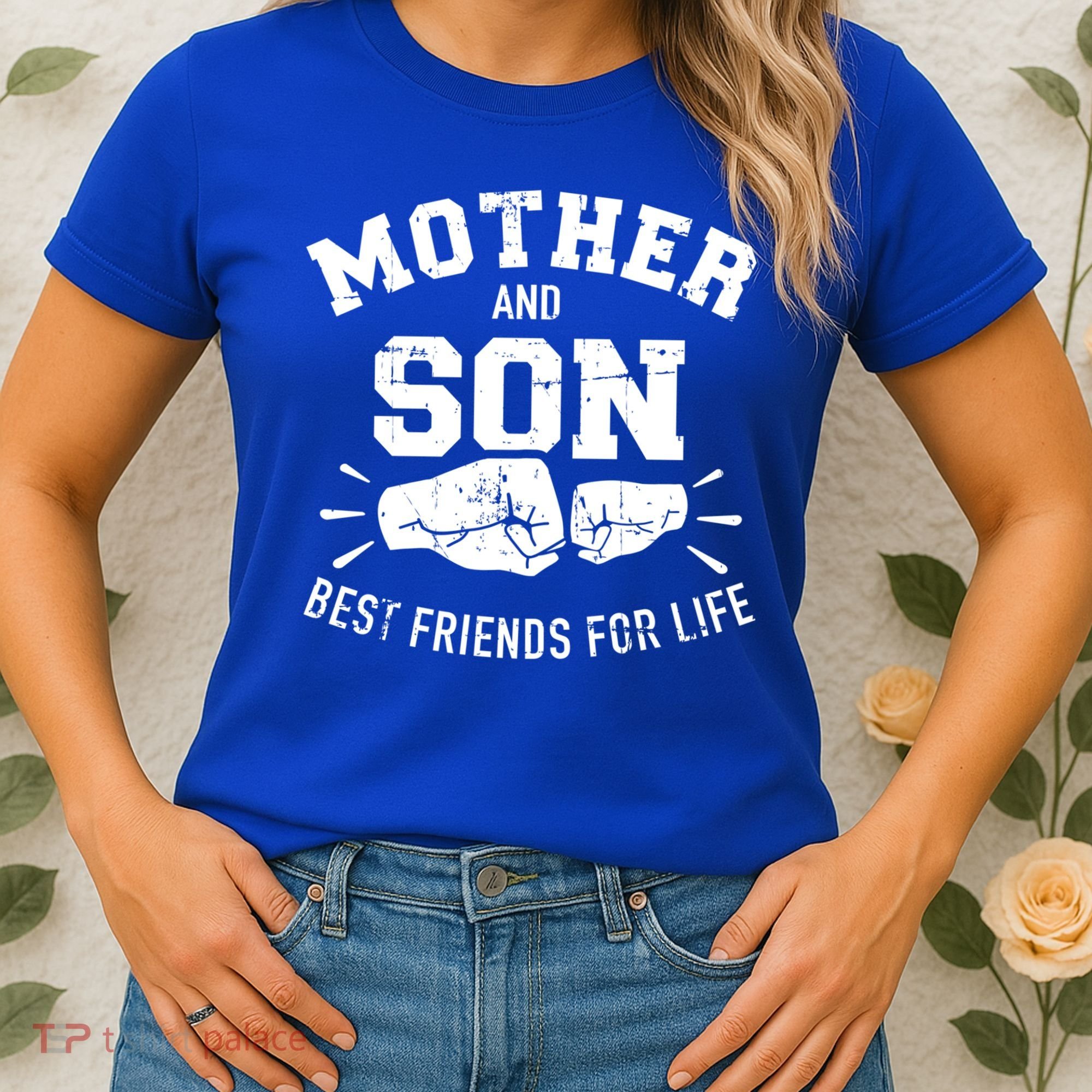 Mother And Son Best Friends For Life Mom Cute Gift Women's T-Shirt