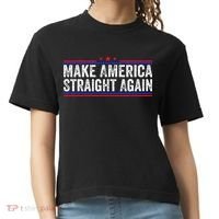 Make America Straight Again Comfort Colors Boxy T-Shirt thumb 0