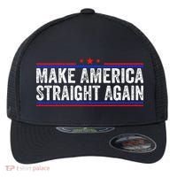 Make America Straight Again Flexfit Unipanel Trucker Cap thumb 0