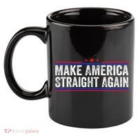 Make America Straight Again 11oz C Handle Ceramic Mug thumb 2