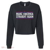 Make America Straight Again Cropped Pullover Crew thumb 0