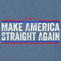 Make America Straight Again Comfort Colors Garment-Dyed Hooded Sweatshirt thumb 2