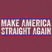 Make America Straight Again 16oz Travel Tumbler thumb 2