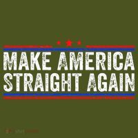 Make America Straight Again The Baniff Cuffed Pom Beanie thumb 2