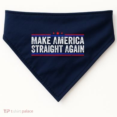 Make America Straight Again USA-Made Doggie Bandana