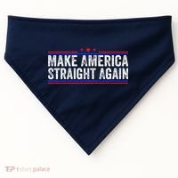 Make America Straight Again USA-Made Doggie Bandana thumb 0