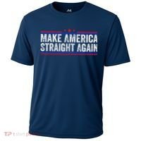 Make America Straight Again Cooling Performance Crew T-Shirt thumb 0
