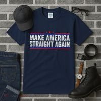 Make America Straight Again Tall T-Shirt thumb 3