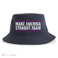Make America Straight Again Sustainable Bucket Hat thumb 0