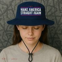 Make America Straight Again Bucket Hat thumb 3