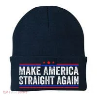 Make America Straight Again Beanie thumb 0