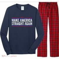 Make America Straight Again Long Sleeve Pajama Set thumb 0