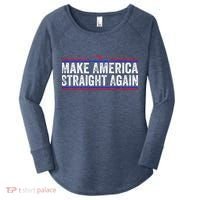 Make America Straight Again Women's Perfect Tri Tunic Long Sleeve Shirt thumb 0