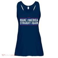 Make America Straight Again Ladies Essential Flowy Tank thumb 0
