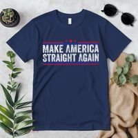 Make America Straight Again Premium T-Shirt thumb 2